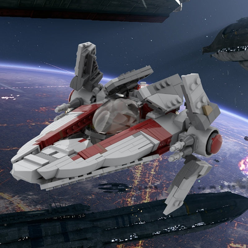 Galactic V-Wing Starfighter MOC Spacecraft Building Kit - 4