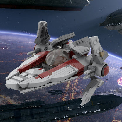 Galactic V-Wing Starfighter MOC Spacecraft Building Kit - 4