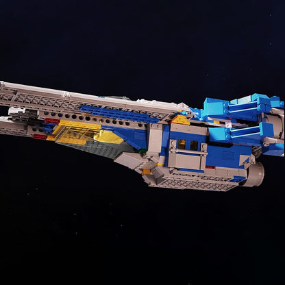 Galaxy Wing-Fold Transport Shuttle Building Kit | LEGO-Compatible MOC - 4