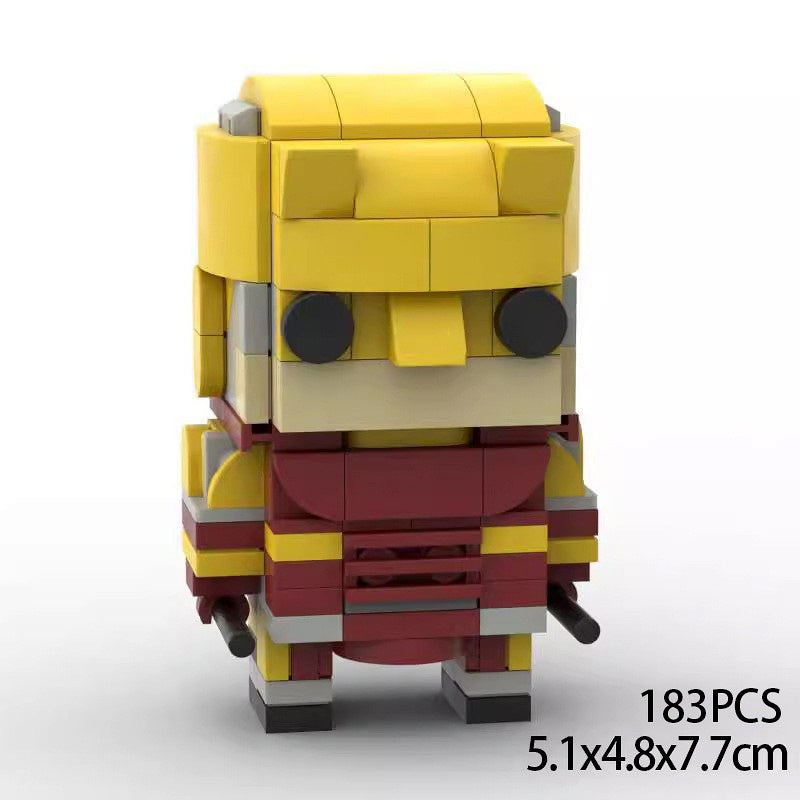 Gamma Mutant and Blind Vigilante Brickheadz Building Kit | LEGO-Compatible MOC - 6