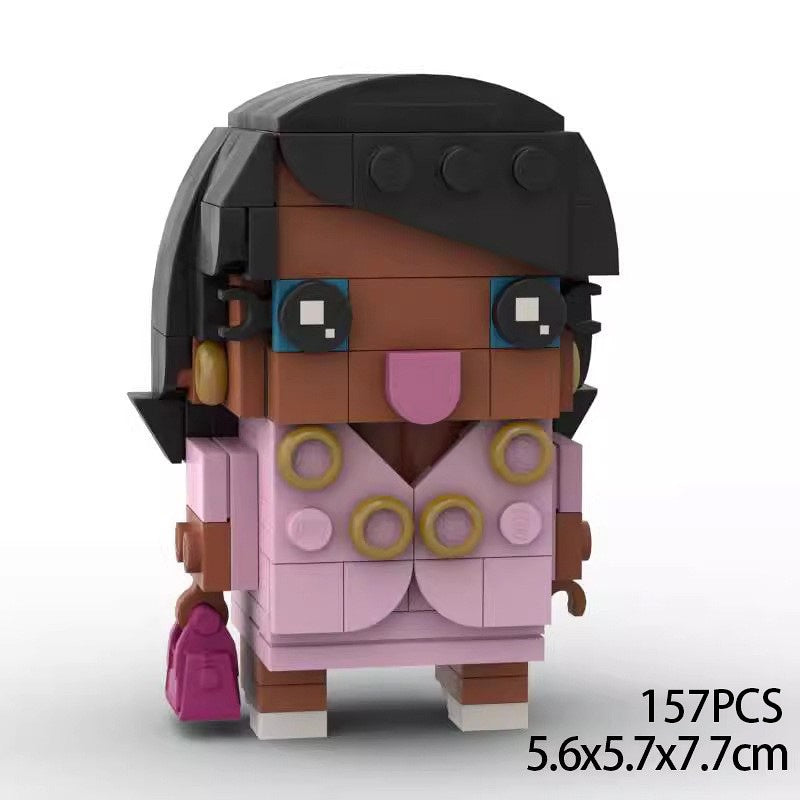 Gamma Mutant and Blind Vigilante Brickheadz Building Kit | LEGO-Compatible MOC - 9