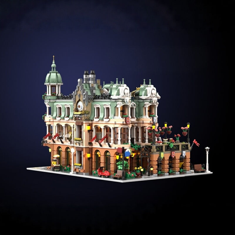 Garden Palace Restaurant Modular MOC Building Kit - 1