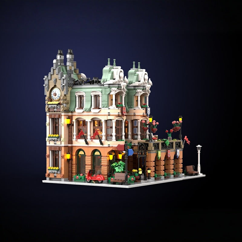 Garden Palace Restaurant Modular MOC Building Kit - 2