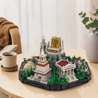 Gardens of Babylon Ancient Architecture MOC Building Kit - 2