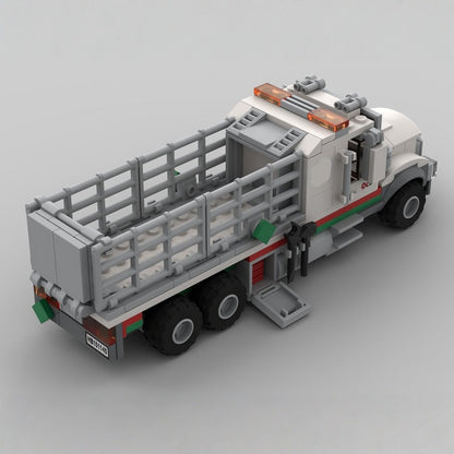 Gas Cylinder Delivery Truck MOC Building Kit - 2
