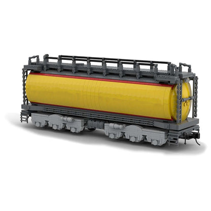 Gas Turbine Locomotive Fuel Tender MOC Building Kit | Custom Railway Model - 3