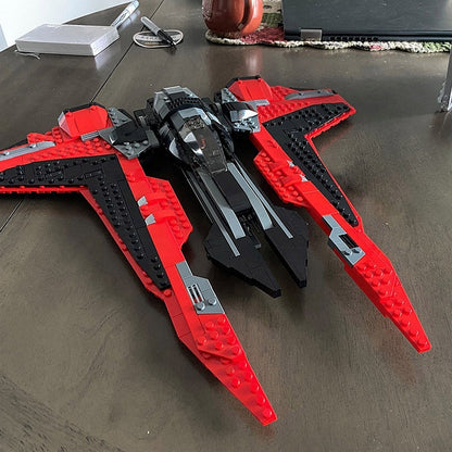 Gauntlet Starfighter MOC Building Kit | Futuristic Spacecraft Model - 3
