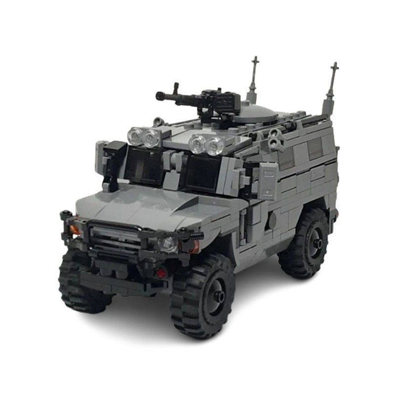 GAZ Tigr Armored Vehicle MOC Building Kit | Tactical Military Model - 2