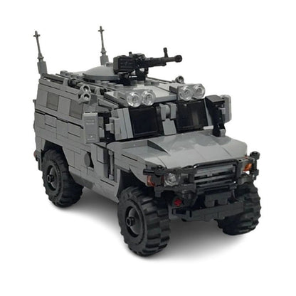 GAZ Tigr Armored Vehicle MOC Building Kit | Tactical Military Model - 4