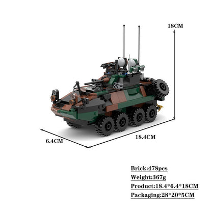 GDLS-C LAV-25 (II) MOC Armored Vehicle Building Kit 1:35 Scale - 2