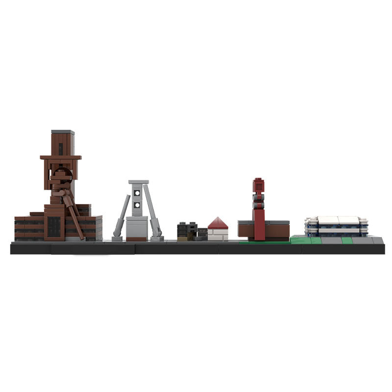 Gelsenkirchen Skyline Building Kit | Ruhrgebiet | Compatible MOC - 3
