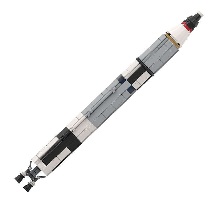 Gemini Titan Rocket Building Kit | Saturn V Scale | LEGO-Compatible MOC - 1