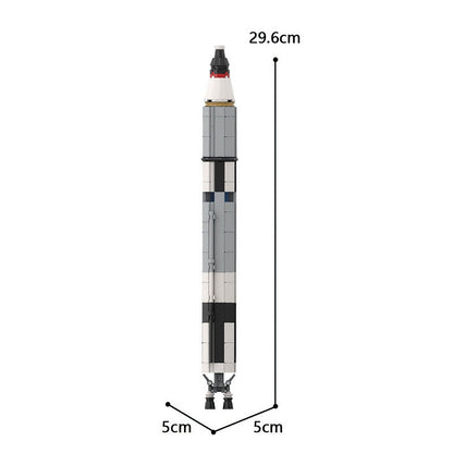 Gemini Titan Rocket MOC Building Kit | Saturn V Scale Space Model - 4