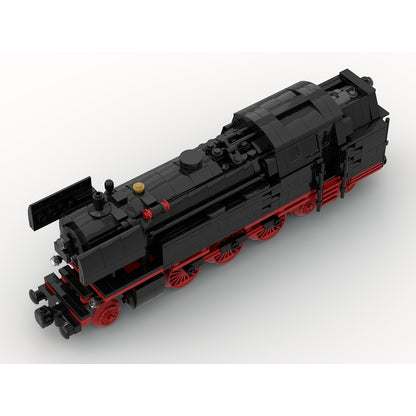 German Class Baureihe 66 8-Wide Steam Locomotive MOC Building Kit - 3