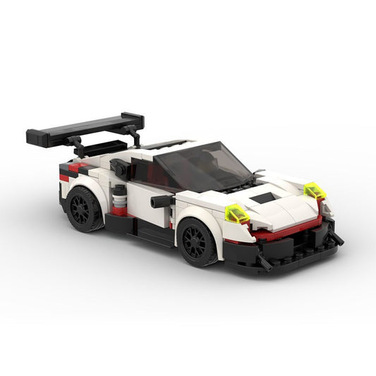 German Endurance GT 911 RSR Sports Car Building Kit | LEGO-Compatible MOC - 1