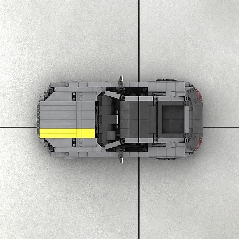 German GT Performance Supercar MOC Building Kit | Vehicle Model - 2
