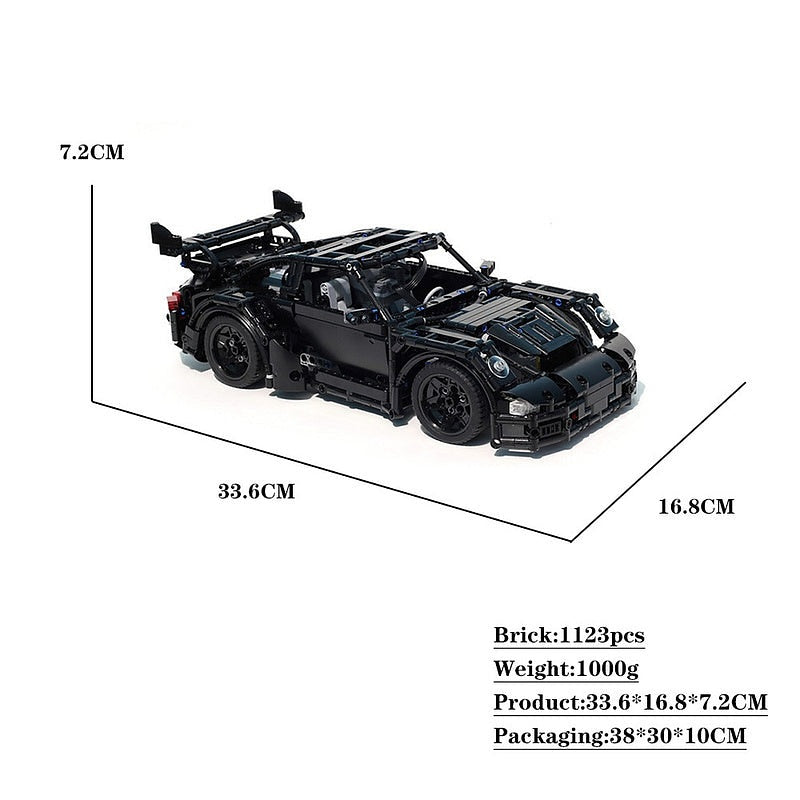 German GT Supercar Racing Car MOC Building Kit | Vehicle Model - 5