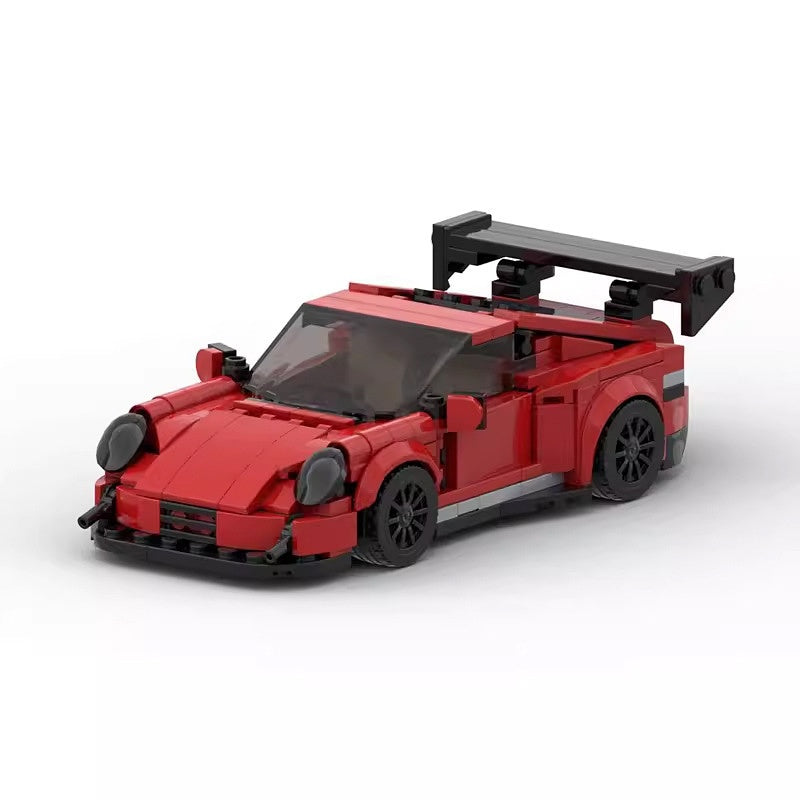 German GT3 Racing Sports Car Building Kit | 8-Stud LEGO-Compatible MOC - 1