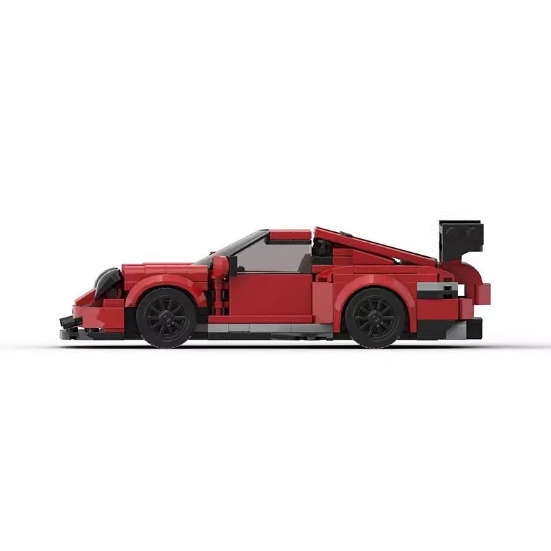 German GT3 Racing Sports Car MOC Building Kit | 8-Stud Vehicle Model - 2