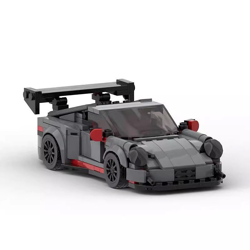 German GT3 Racing Sports Car MOC Building Kit | 8-Stud Vehicle Model - 4