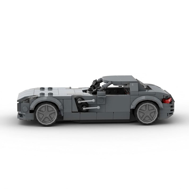 German Gullwing V8 Hybrid Supercar Building Kit | Compatible MOC - 3