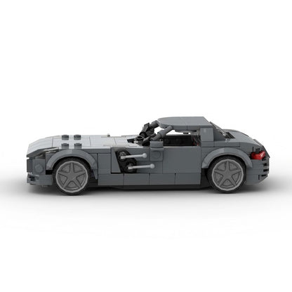 German Gullwing V8 Hybrid Supercar Building Kit | Compatible MOC - 3