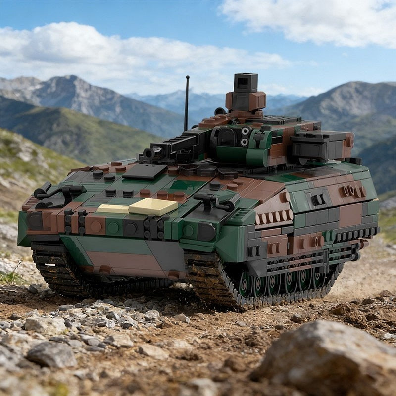 German IFV Puma MOC Building Kit | 1:35 Scale Armored Vehicle Model - 6