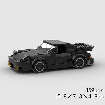 German Turbo Rear-Engine Sports Coupe MOC Building Kit - 6