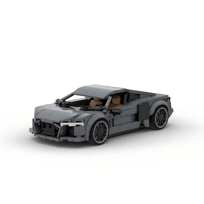 German V10 Super Sports Coupe Hypercar Building Kit | LEGO-Compatible MOC - 1