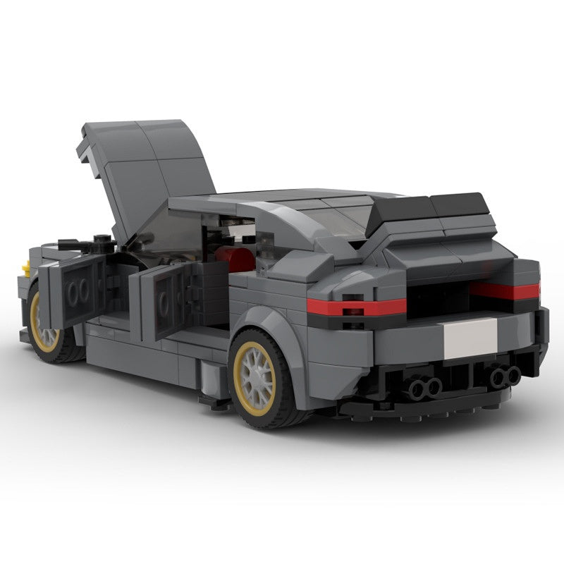 German V8 Sport Sedan Building Kit | LEGO-Compatible MOC - 2