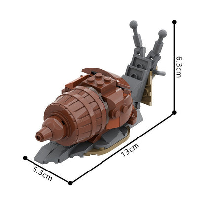 Giant African Snail MOC Building Kit | Realistic Snail Model - 4