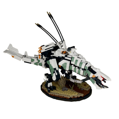 Giant Mechanical Beast Thunderjaw Beast Building Kit | LEGO-Compatible MOC - 2