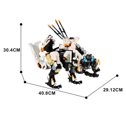 Giant Mechanical Thunder Beast Dinosaur Mech Building Kit | LEGO-Compatible MOC - 4