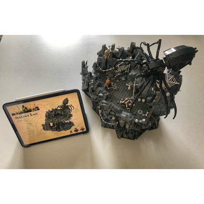 Giant Spider Lair MOC Dark Fantasy Cave Building Kit - 5