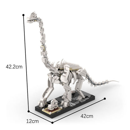 Giraffatitan Skeleton MOC Fossil Building Kit | Dinosaur Display Model - 4
