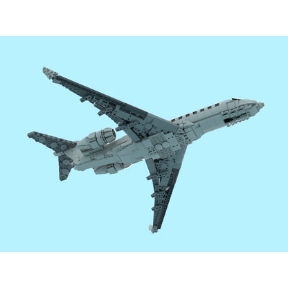 Global 6000 Long-Range Twin-Engine Private Jet MOC Building Kit - 2