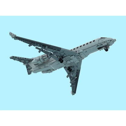 Global 6000 Long-Range Twin-Engine Private Jet MOC Building Kit - 3