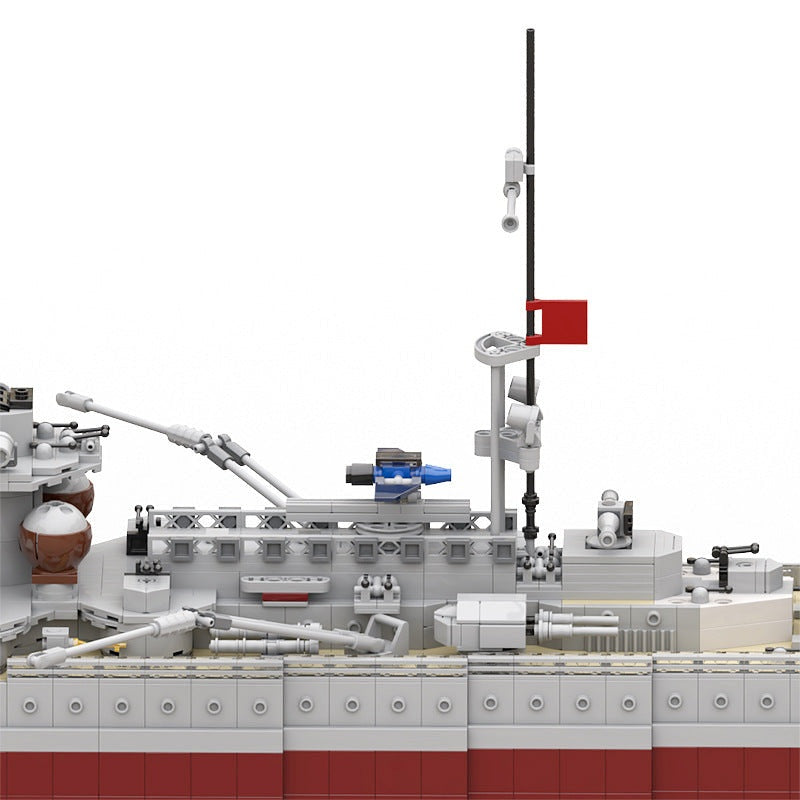Gneisenau Battleship MOC Building Kit | Historic Warship Model - 5