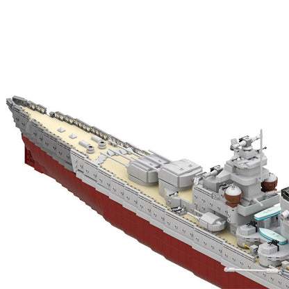 Gneisenau Battleship MOC Building Kit | Historic Warship Model - 6