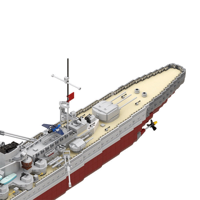 Gneisenau Battleship MOC Building Kit | Historic Warship Model - 7