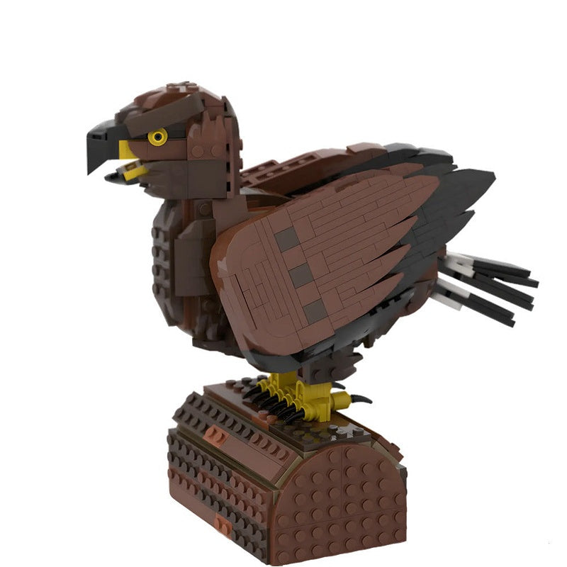 Golden Eagle MOC Bird Building Kit Majestic Wildlife Display Model - 1