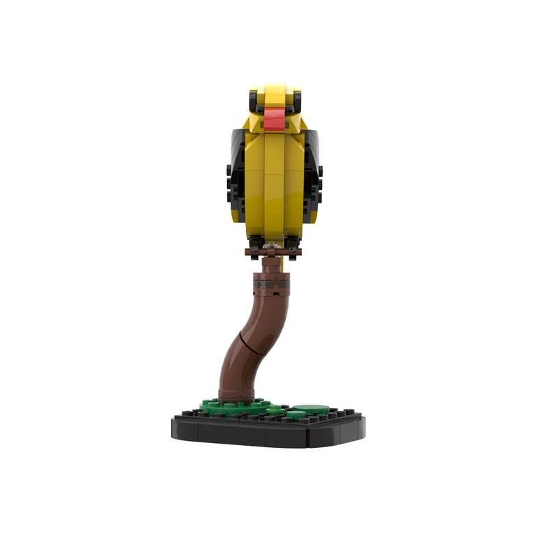 Golden Oriole Bird MOC Building Kit | Vibrant Wildlife Display Model Set - 2