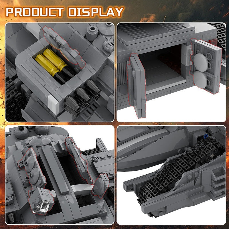 Goliath Futuristic Tank MOC Building Kit | Advanced Armored Vehicle - 4