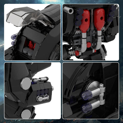 Goliath Mech MOC Building Kit | Heavy Combat Robot Figure Model - 6