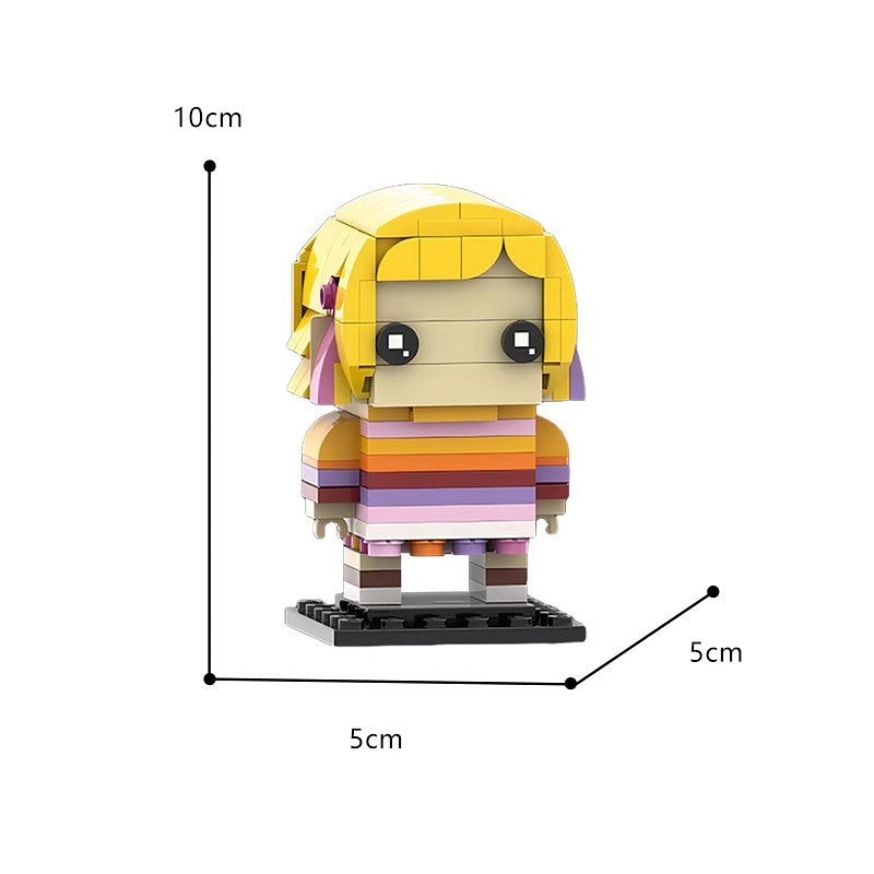 Goth Academy Roommates BrickHeadz Building Kit | LEGO-Compatible MOC - 2