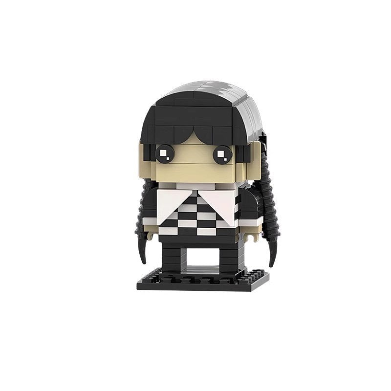 Goth Academy Roommates BrickHeadz Building Kit | LEGO-Compatible MOC - 3