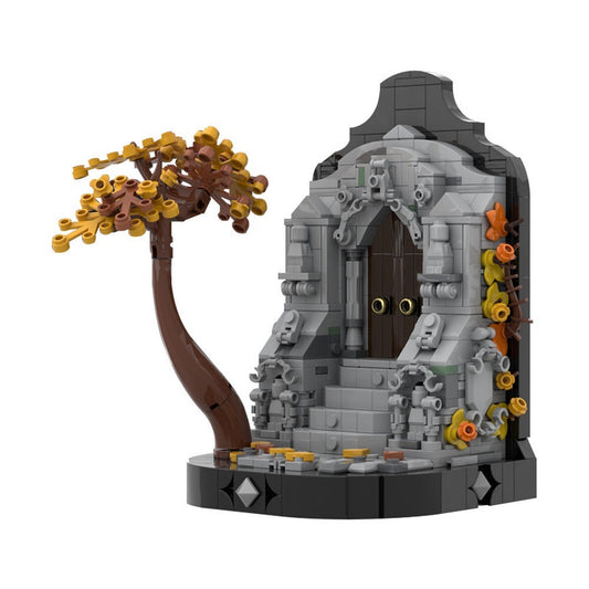 Gothic Bookend MOC Building Kit | Fantasy Architecture Display Model - 1