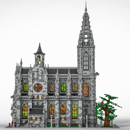 Gothic Cathedral MOC Building Kit | Large Scale Architecture Model - 5
