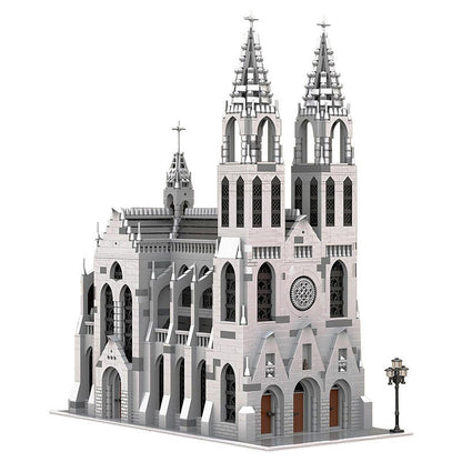 Gothic Cathedral MOC Building Kit | Medieval Architecture Model - 1