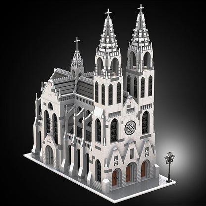 Gothic Cathedral MOC Building Kit | Medieval Architecture Model - 2